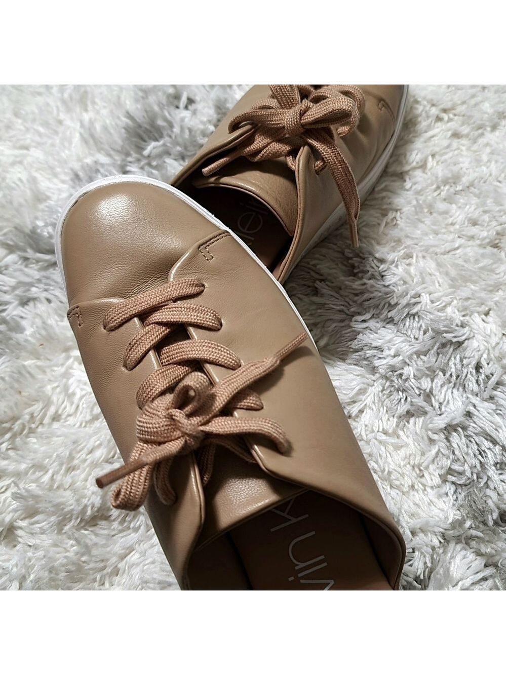 Calvin Klein Jackay Platform Shoes in Nude Size 7.5 - Picture 4 of 8